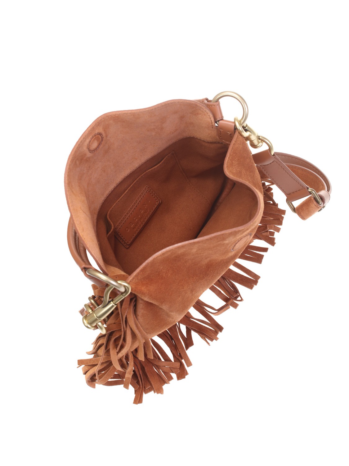 shop ORCIANI  Borsa: Orciani Borsa Ping Naif Fringe a spalla in suede con tracolla.
Due tasche interne aperte
Chiusura con bottone magnetico
Tracolla regolabile rimovibile
Dettagli in finitura ottone lucido
Dimensioni: larghezza: 27 cm, altezza: 22 cm, profondità: 1.5 cm.
Composizione: 100% pelle bovina.
Fodera: 50% poliammide 50% poliuretano.
Fabbricato in Italia.. B02133 NFG-AMBRA number 3383518